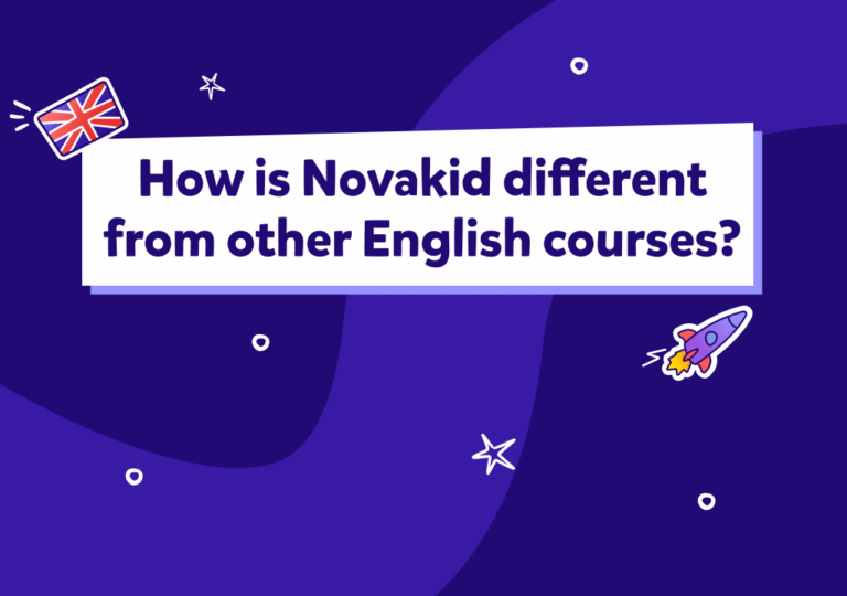 Perché Novakid è diversa dagli altri corsi di inglese? 