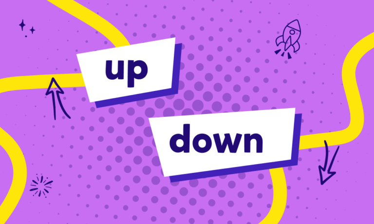 Czasowniki frazowe (phrasal verbs) z „up” i „down”