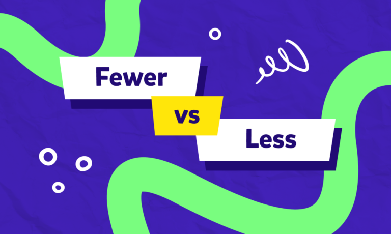 Różnice w użyciu fewer i less w języku angielskim