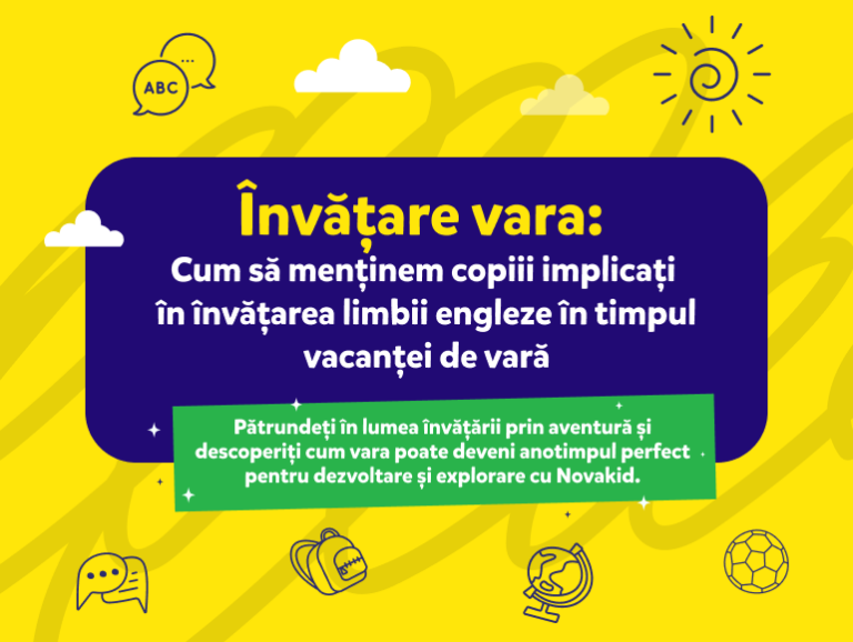 Învățare vara: Cum să menținem copiii implicați în învățarea limbii engleze în timpul vacanței de vară