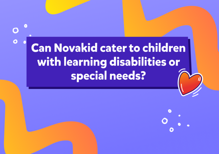 Novakid poate să ofere lecții de limba engleză pentru copii cu dizabilități de învățare și copii cu nevoi speciale?