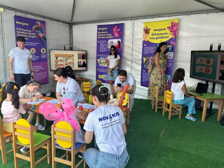 Novakid, İstanbul’daki Yaratıcı Çocuk Festivali’nde yüzlerce çocuğa online İngilizce dersleri sundu