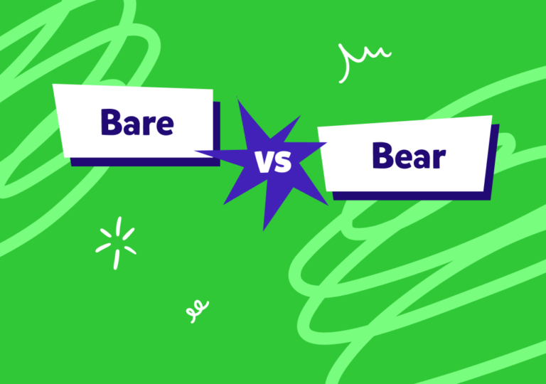 İngilizcede “bare” ve “bear” farkı: İngilizce “bare” ve “bear” ne demek, farkları neler, örneklerle öğrenelim!