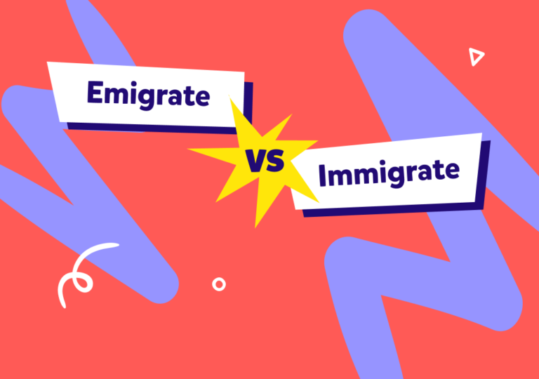 İngilizcede “emigrate” ve “immigrate” kelimelerinin farkı nedir?