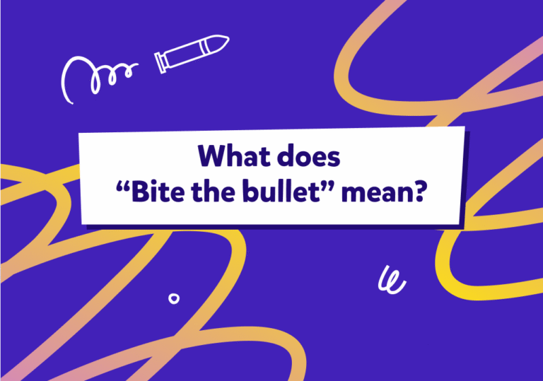 İngilizcedeki “bite the bullet” deyiminin Türkçe karşılığı ve cümle içinde kullanımı!