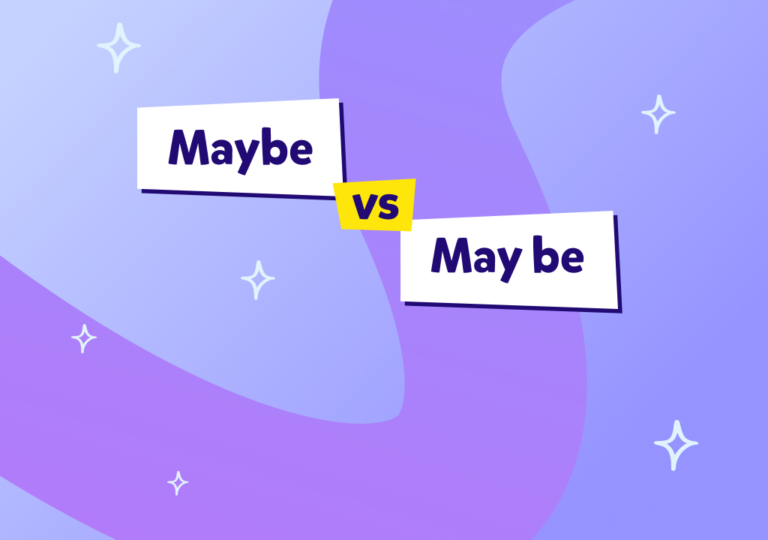 “Maybe” ve “may be” ne demek, aralarındaki farklar neler?