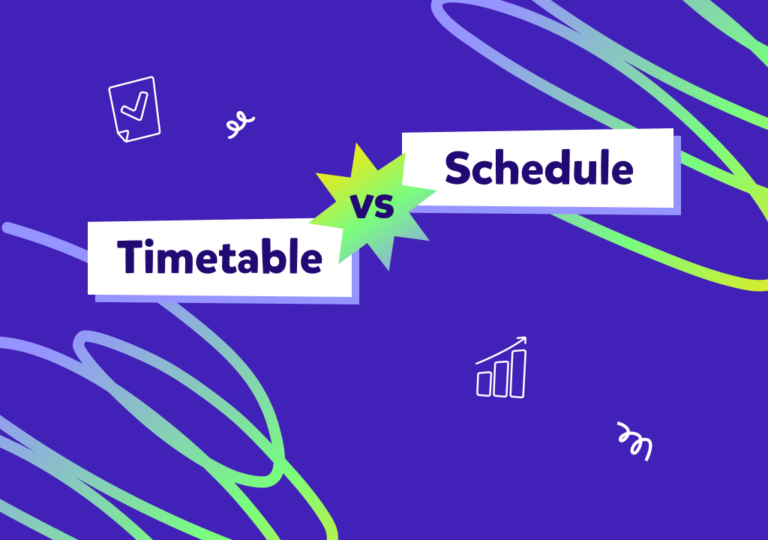 Birebir aynı gibi görünen “timetable” ve “schedule” kelimeleri arasındaki fark!